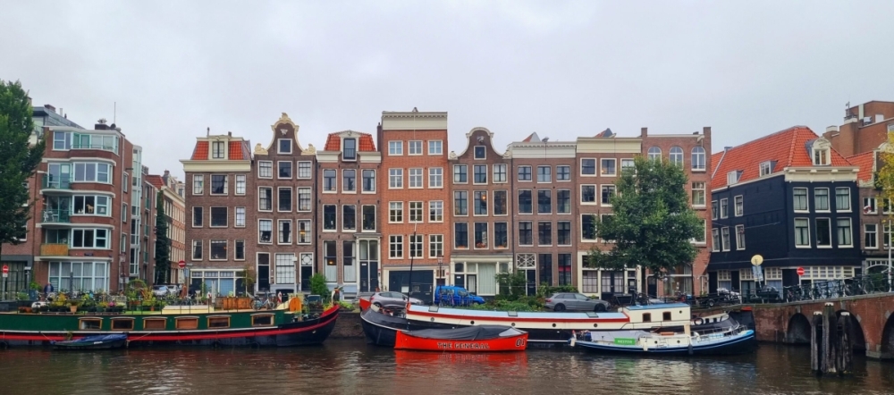 Classical buildings, Amsterdam, Netherlands